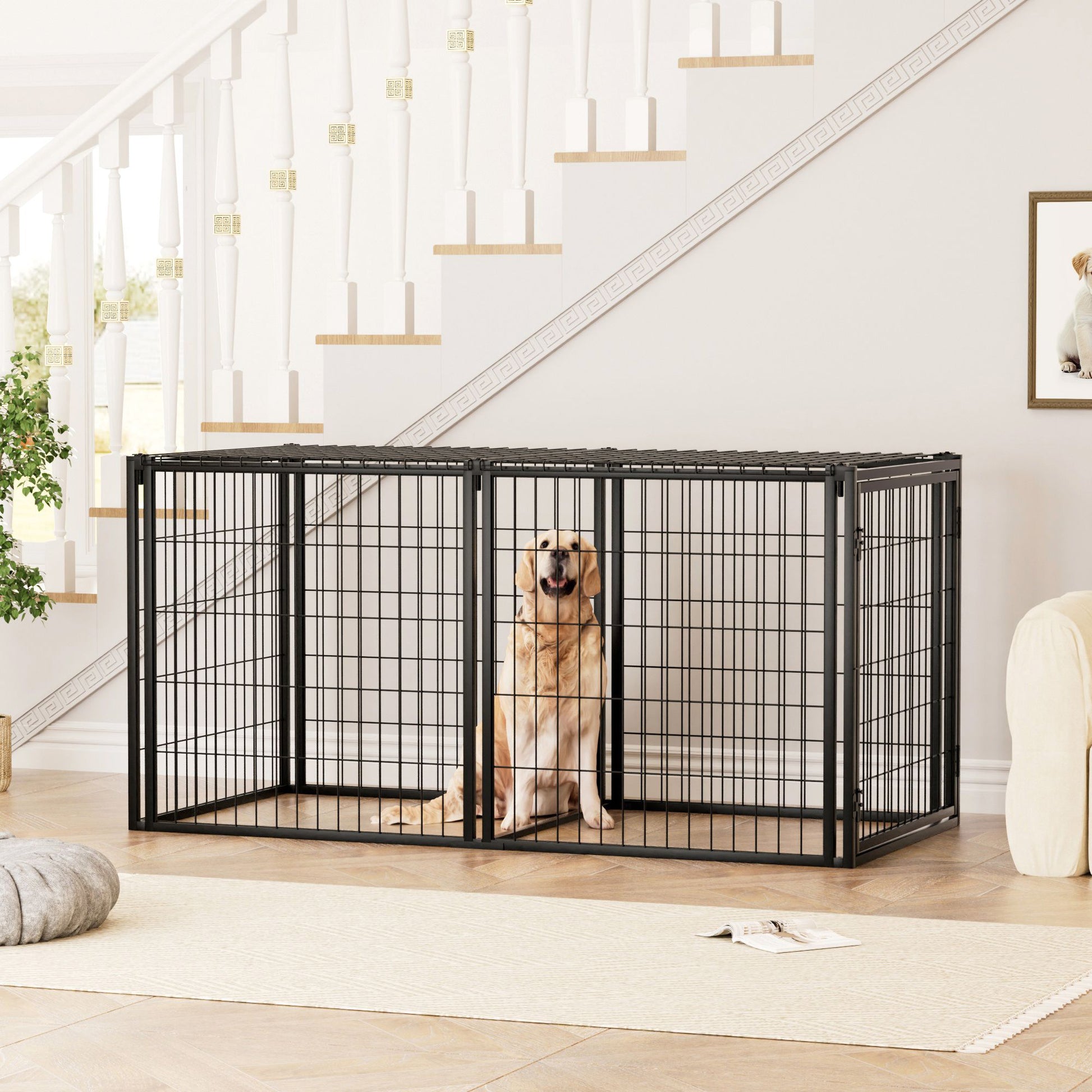 Dog cage for small and medium dogs