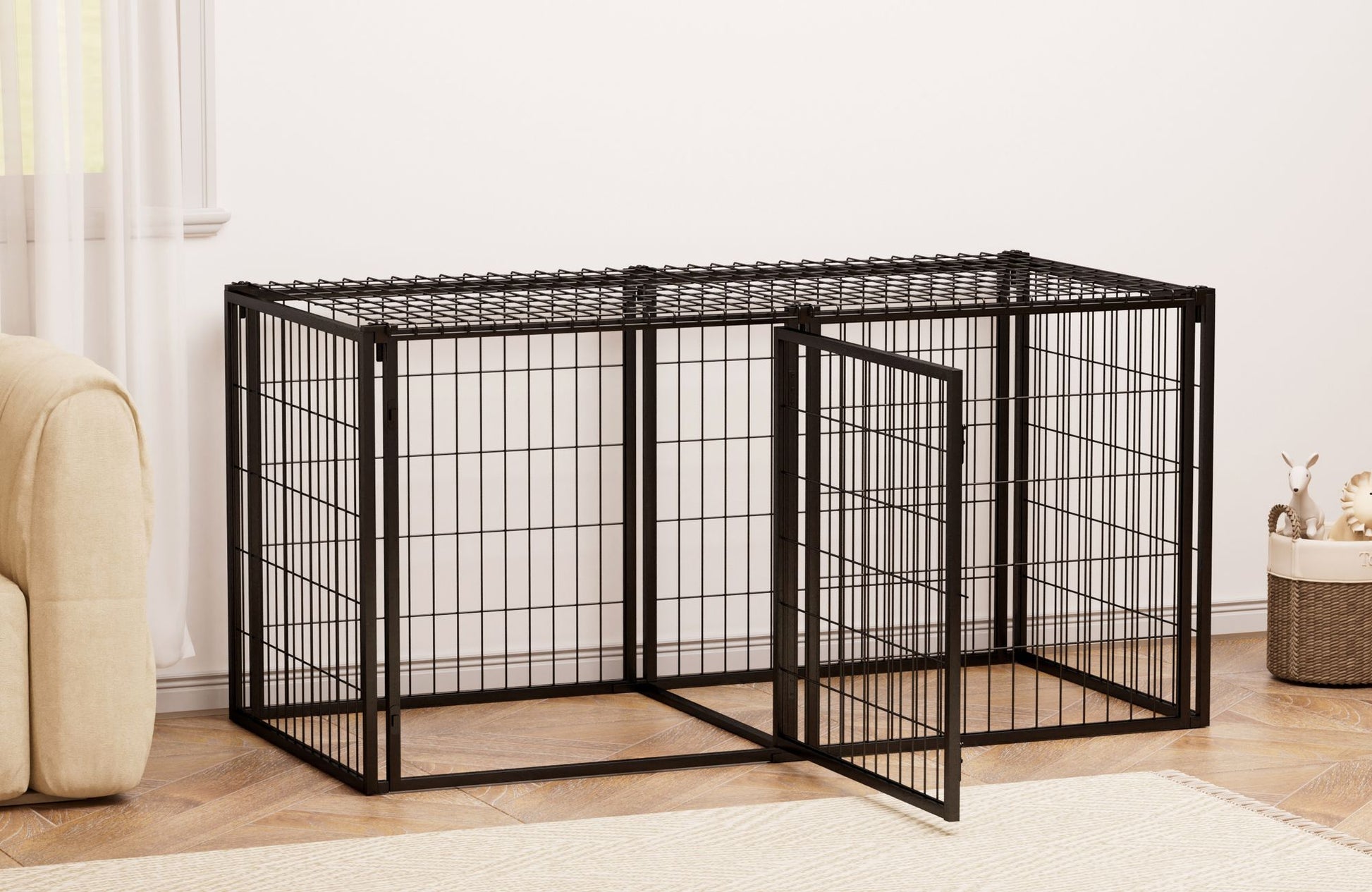 Dog cage for small and medium dogs