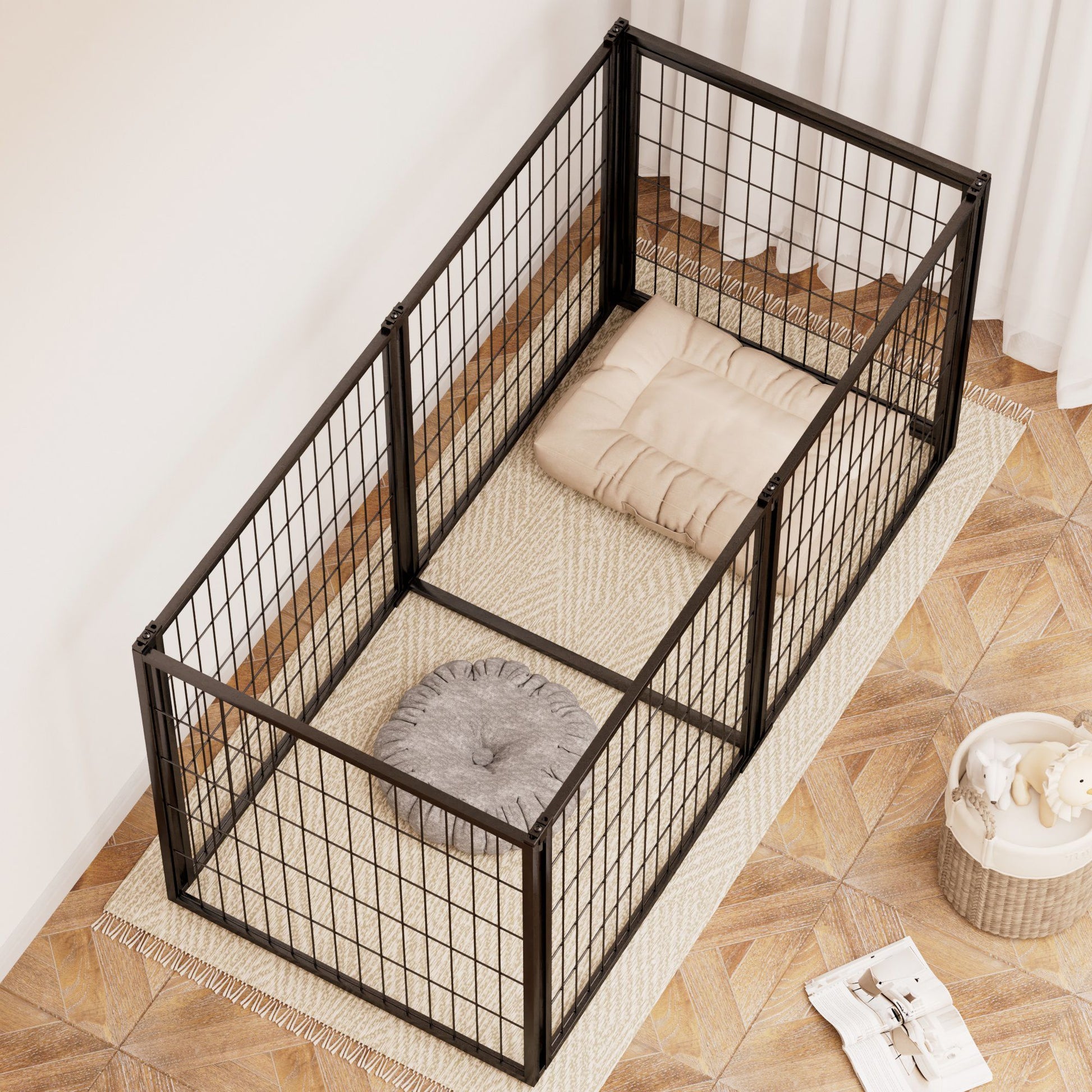 Dog cage for small and medium dogs