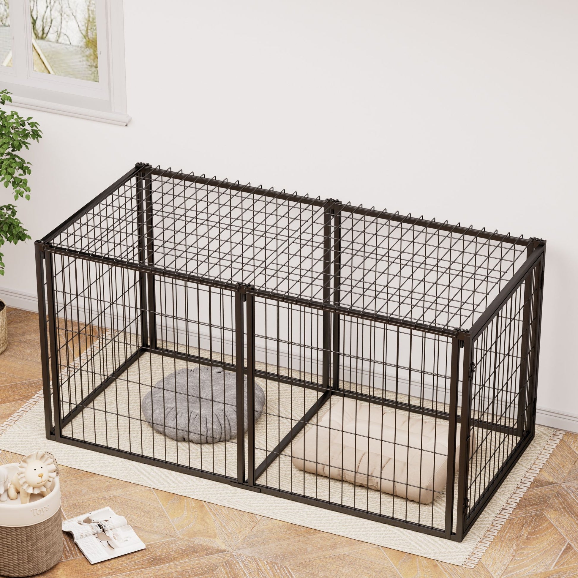 Dog cage for small and medium dogs
